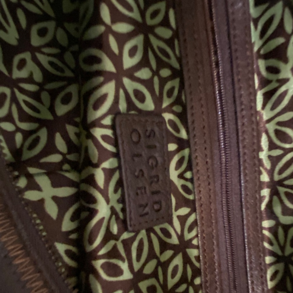 Sigrid Olsen Brown Leather Handbag - image 2